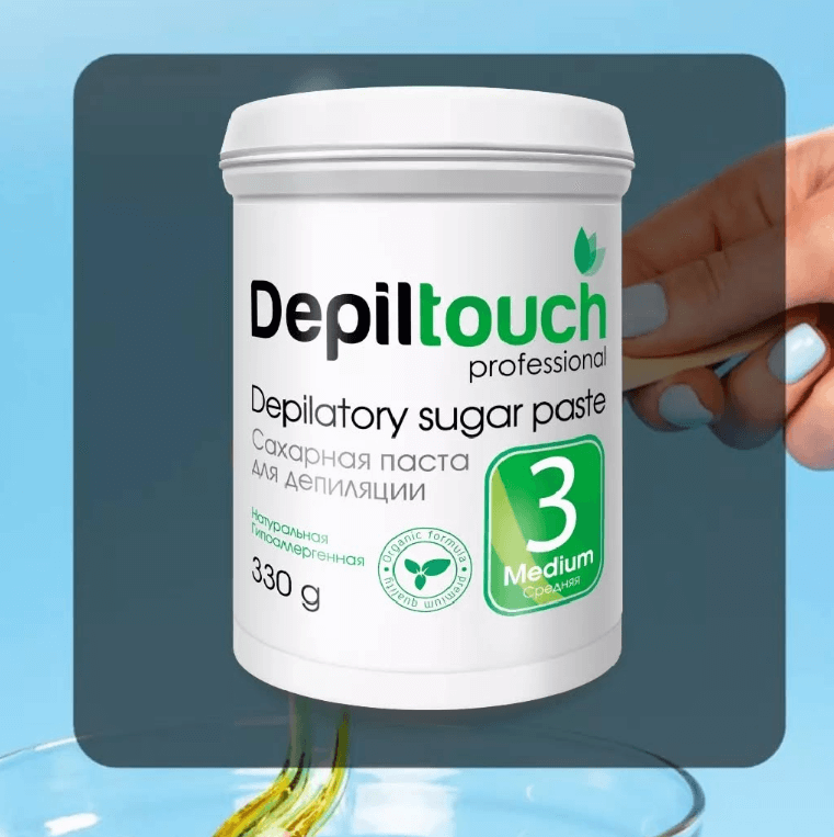 🌼Паста средней плотности рекомендуется для работы  деликатных зонах(  (лицо, подмышечные впадины, бикини)