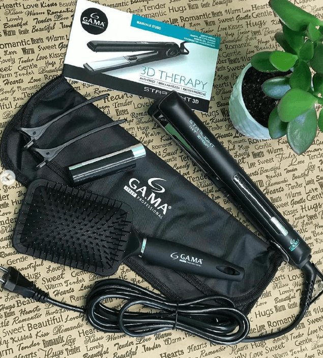 GAMA STARLIGHT SET BAG🔥🔥-это шикарный набор, в который входит профессиональный утюжок GAMA для волос и другие аксессуары.