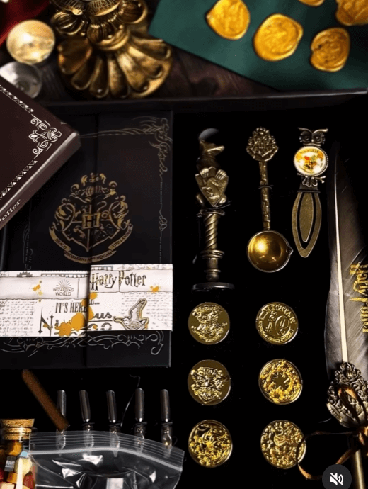 Подарочный бокс Гарри Поттер, набор с гербом Пуффендуя