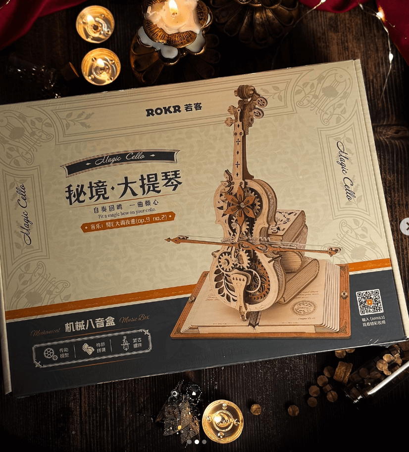 Конструктор Виолончель из дерева