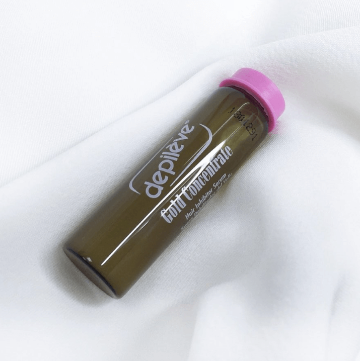 Золотой концентрат от Depileve замедляет рост волос. Экстракт папайи и витамин Е делают их более редкими, тонкими и слабыми.