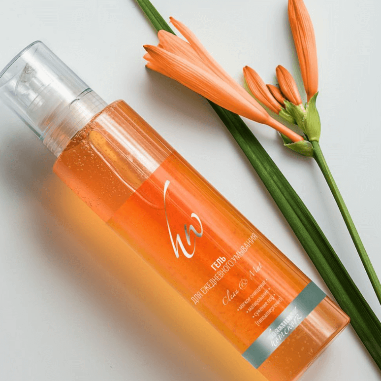 Средство в виде геля для бережного очищения кожи от избытков кожного сала,