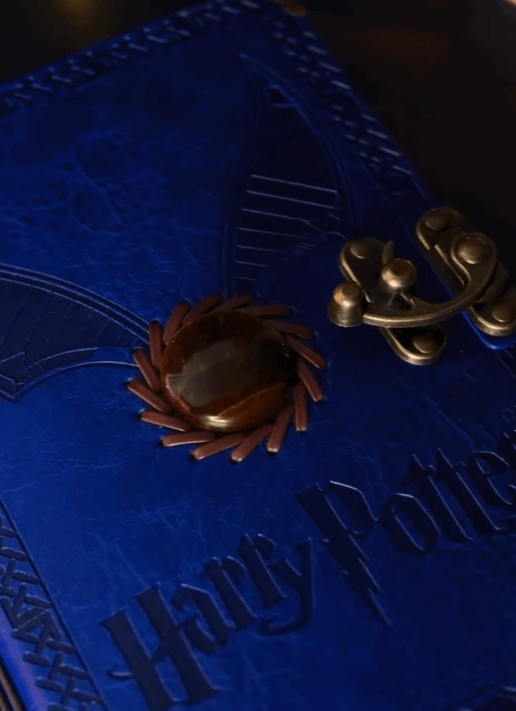 Блокнот Гарри Поттер Золотой Снитч цвет синий