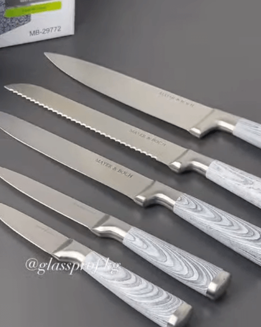 Набор ножей 6 предметов из нержавеющая стали высокого качества