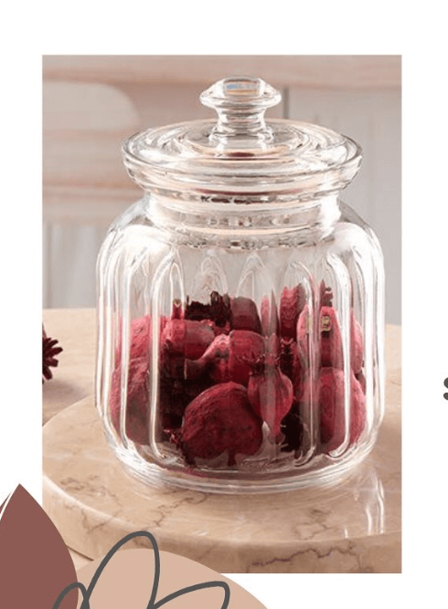 Банка с крышкой Viva 900 мл