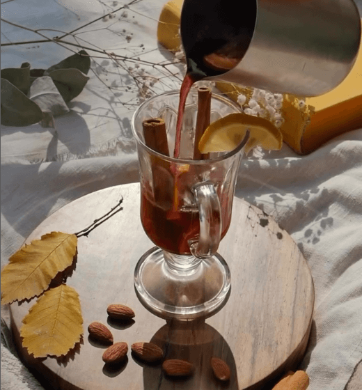 Кружка на ножках стеклянная 2 шт