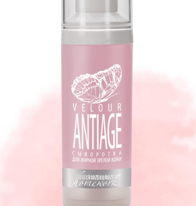 Сыворотка «Velour Antiage» для жирной зрелой кожи Препарат для жирной кожи с признаками возрастных изменений,