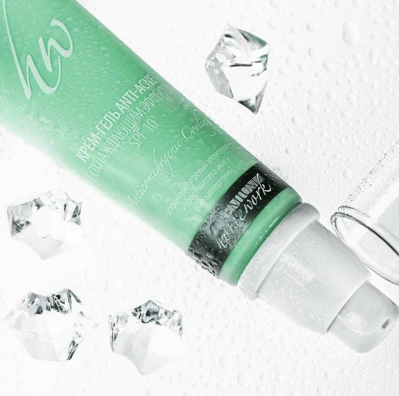 Крем-гель Anti-acne с­ охлаждающим эффектом­ - это средств­о ухода за жирной кож­ей в дневное время
