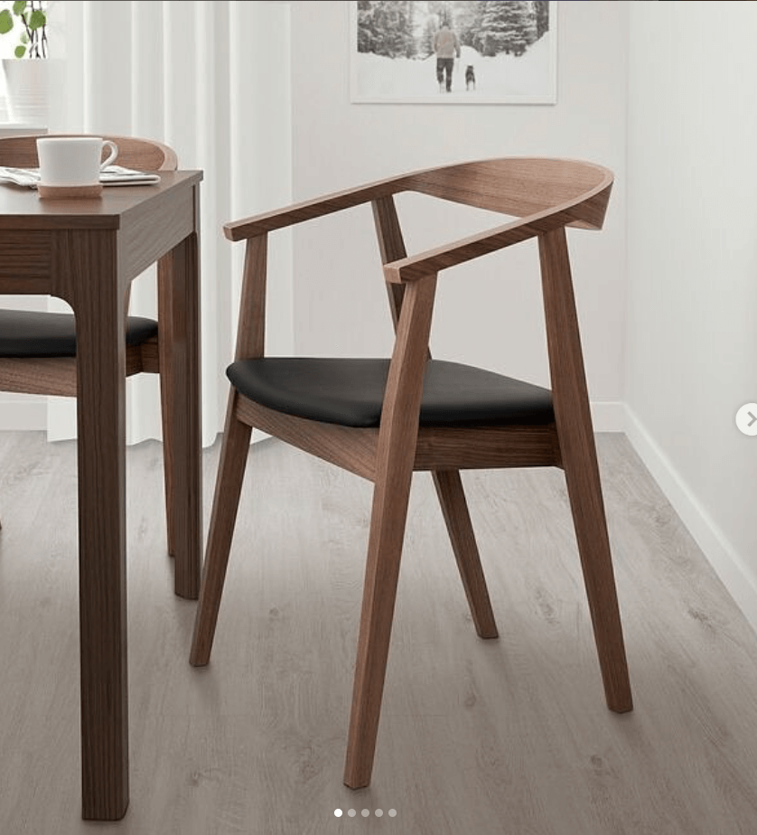 Стул Стокгольм цвет дерево\черный