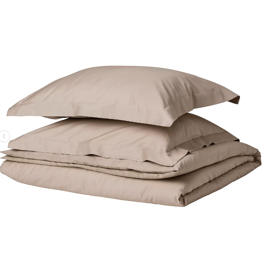 Пододеяльник с 2 наволочками Люктэсмин цвет бежевый