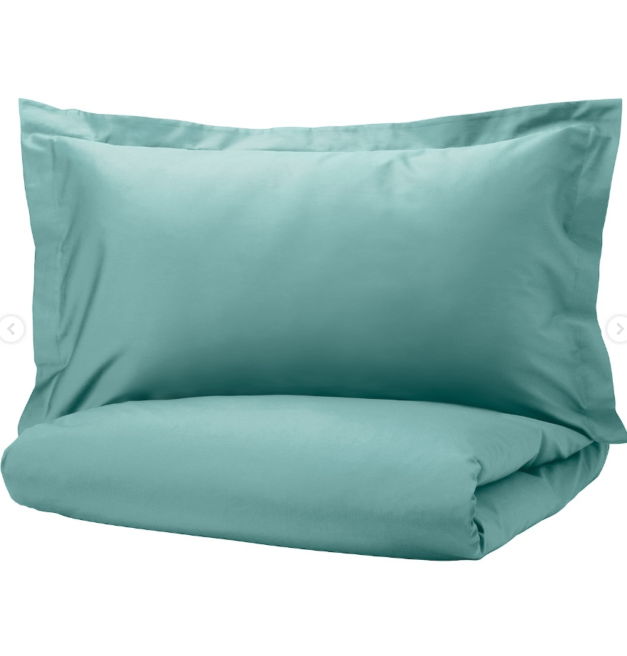 Пододеяльник с 2 наволочками Люктэсмин цвет голубой