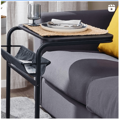 Придиванный столик Олсерод цвет черный