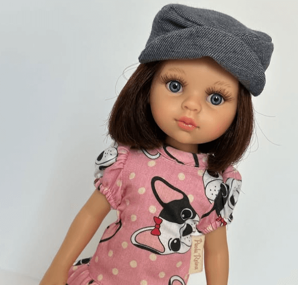 Очаровательная куколка в шапке кукла🥰Размер: 32 см 🍭Имеет легкий аромат ванили Производство кукол осуществляется только в Испании,