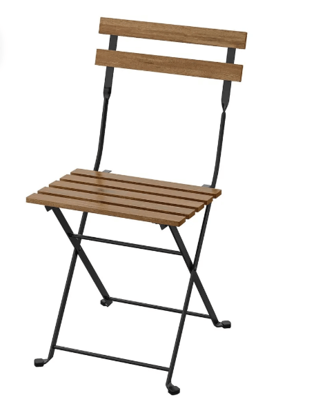 Садовый стул из массива акации