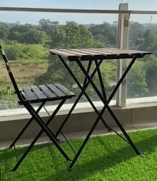 Садовый стол из массива акации