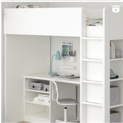 Кровать-чердак Смастад