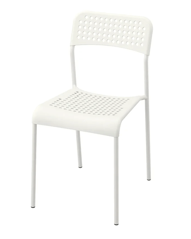 Прочный стул Адде цвет белый