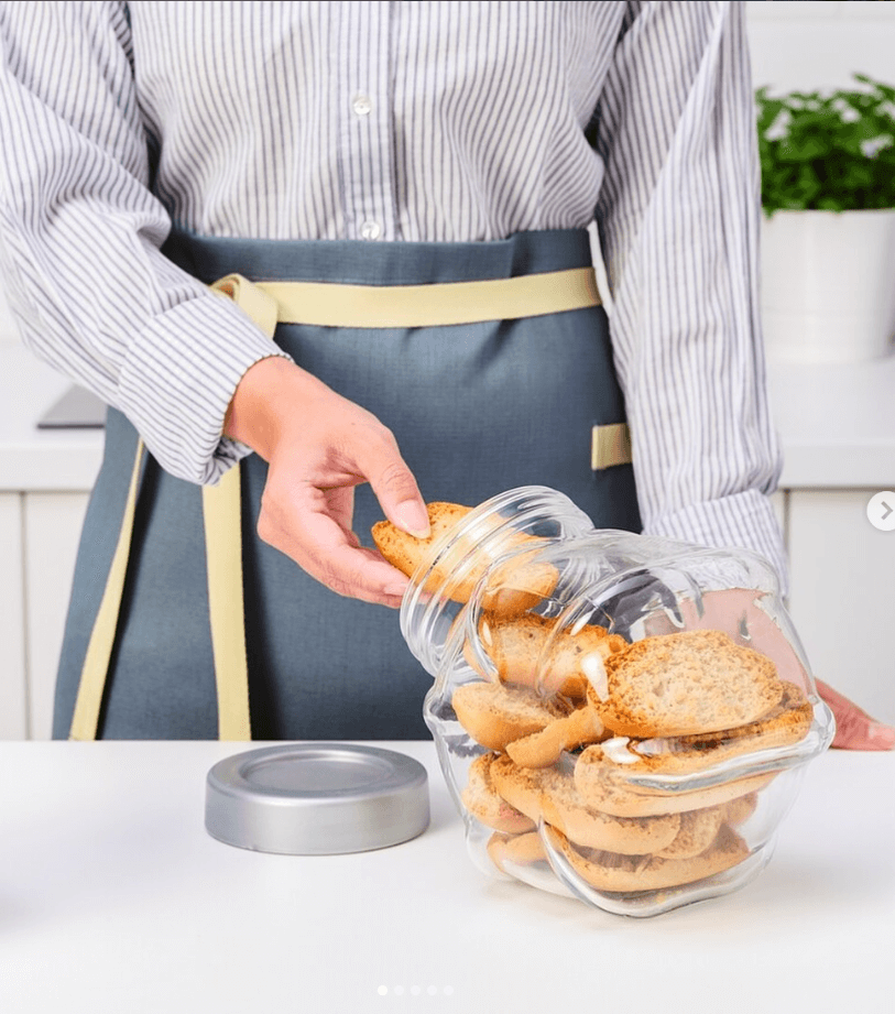 Банка Форвар стеклянная с металлической крышкой