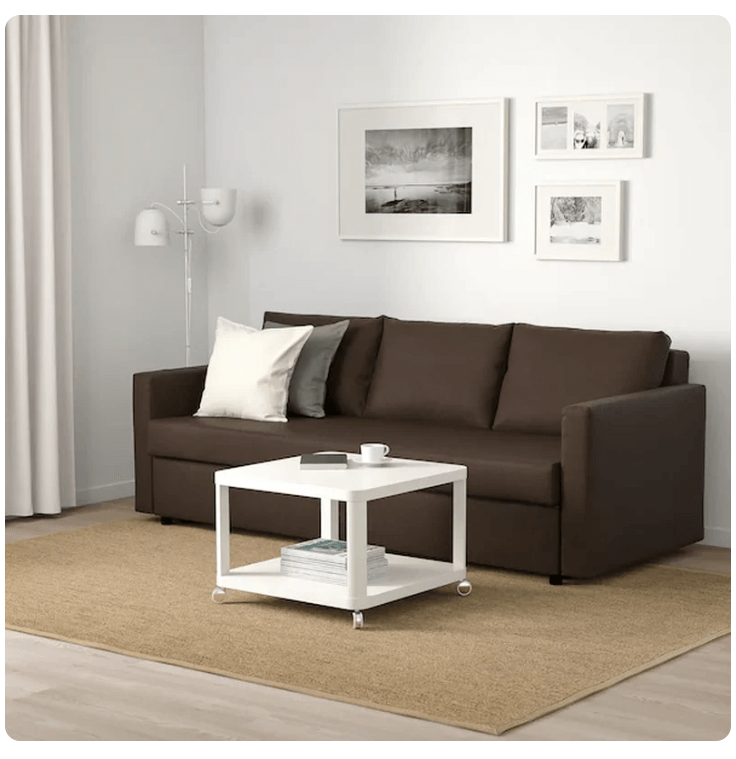 Диван-кровать Фрихетэн 3-местный цвет коричневый