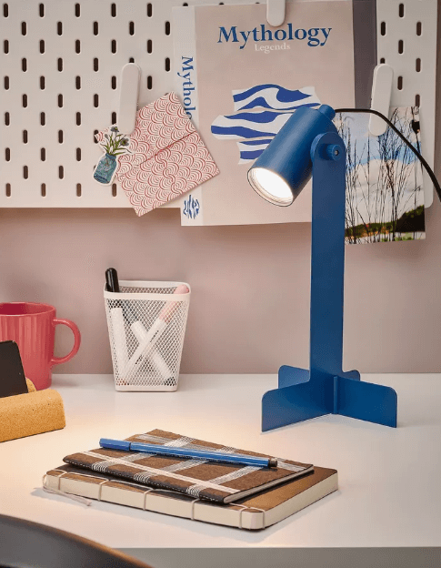 Настольная лампа Флоттил цвет темно-синий