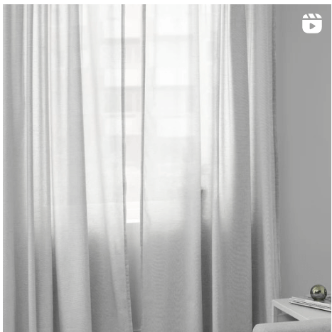 Гардины Ханналилл цвет белый