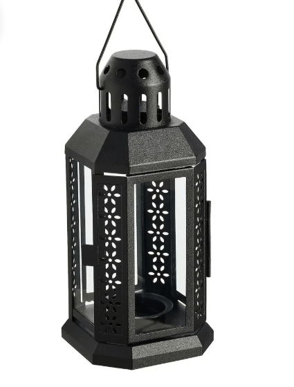 Фонарь для греющей свечи Энрум цвет черный