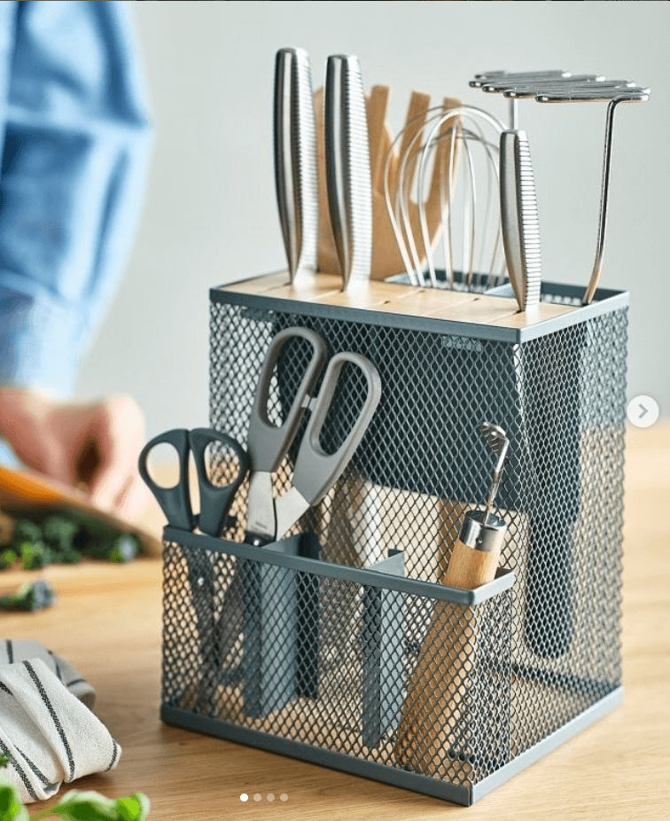 Подставка для ножей Вымпелфиск бирюзовый