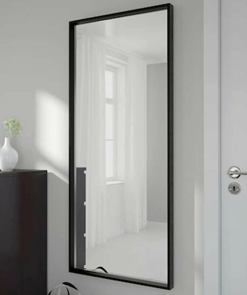 Зеркало Нисседаль цвет рамы черный