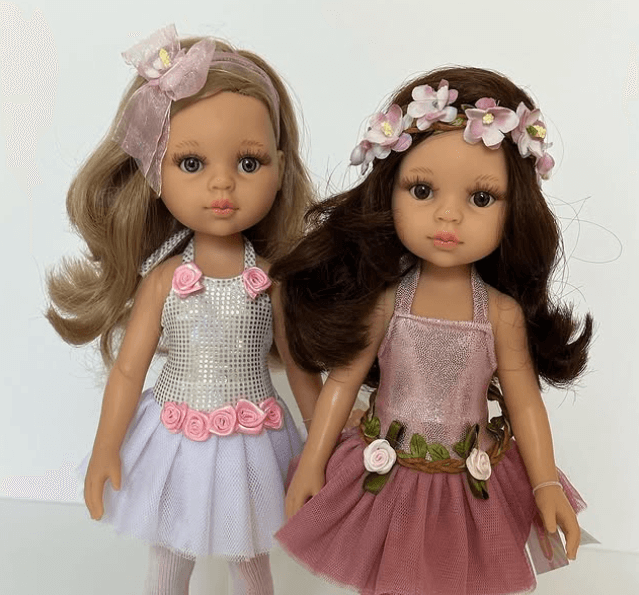 Балеринки  Девочки балерины с длинными волнистыми волосами  Производство кукол осуществляется только в Испании,