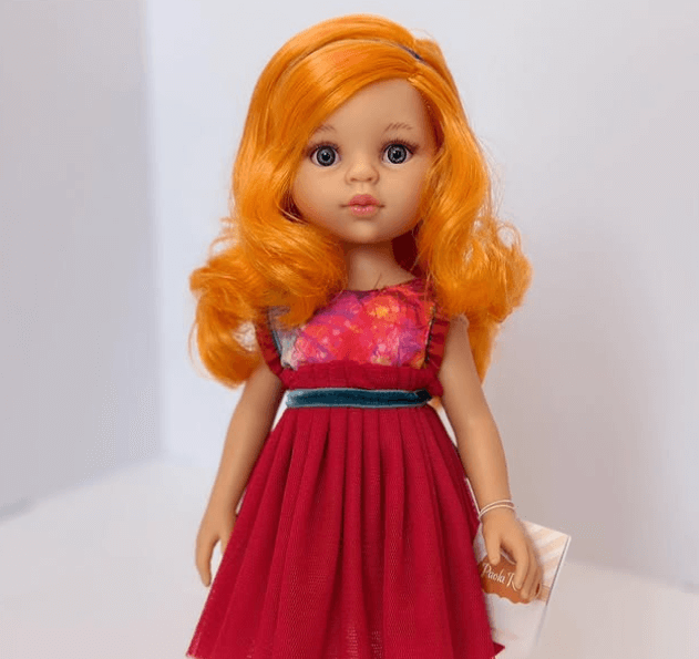 Кукла с рыжими волосами Элитные куколки от лучших испанских мастеров 🍭Размер: 32 см 🍭Имеет легкий аромат ванили