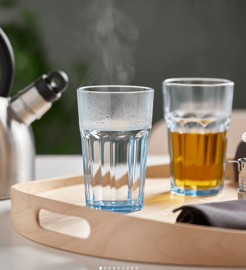 Стакан Покал синее стекло