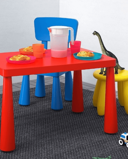 Детский стол МАММУТ  77*55 см цвет красный