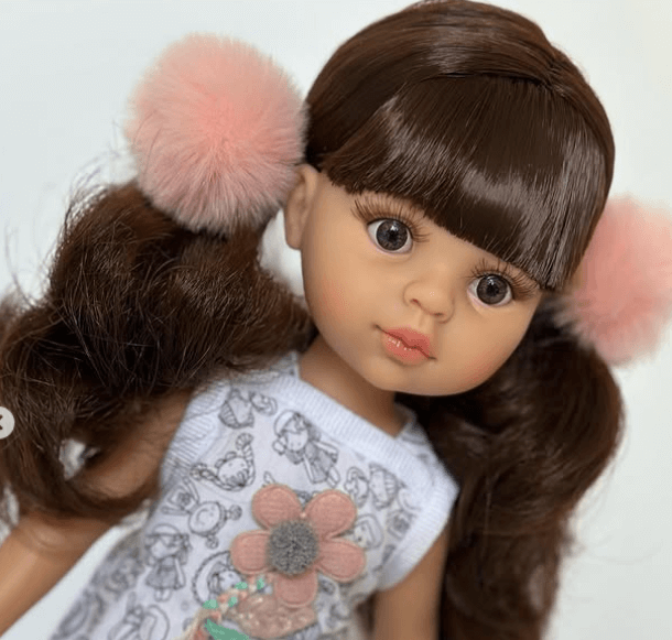 Кукла с двумя косичками 🍭Размер: 32 см 🍭Имеет легкий аромат ванили