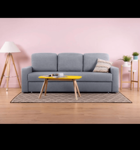 Диван Порту 3 местный цвет серый