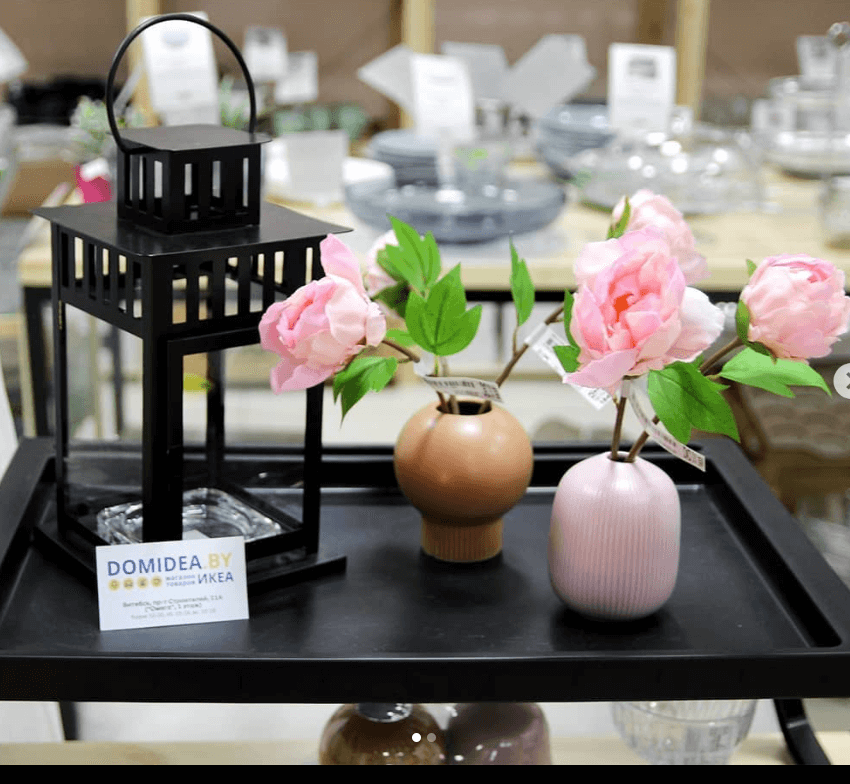 Поднос на ножках КЛИПСК цвет черный