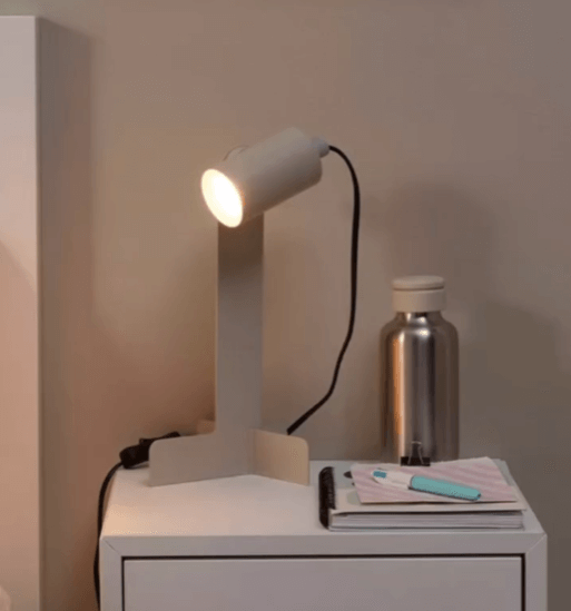 Настольная лампа Флоттил цвет бежевый