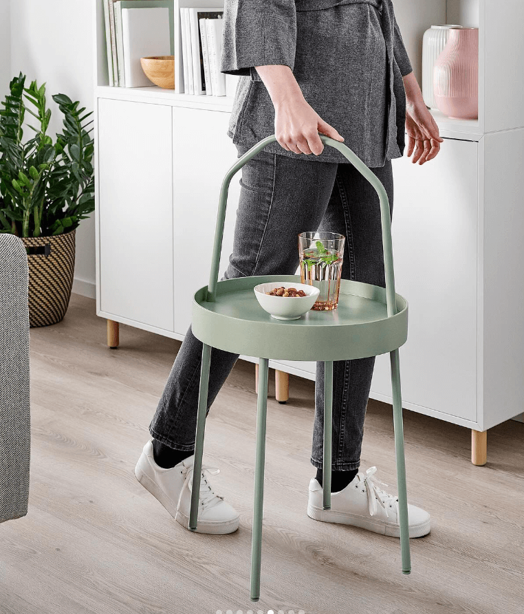 Придиванный столик Бурвик цвет зеленый