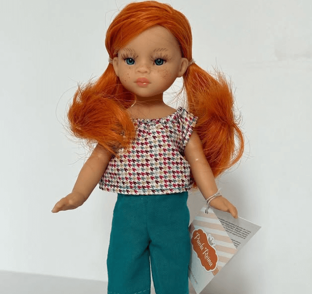 Куколка рыжая с веснушками ✨Размер: 21 см ✨Вкусно пахнет ванилькой