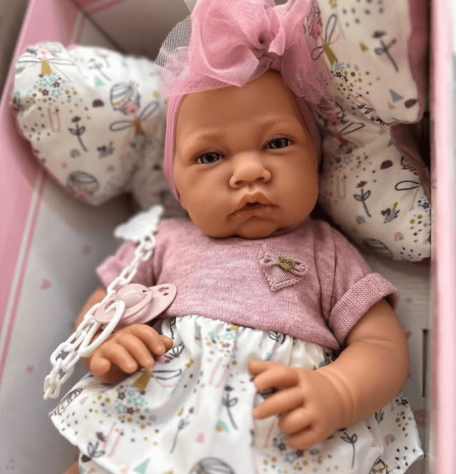 Пупс в розовом платье ✨Качество: люкс.✨Тельце мягконабивное ✨Размер: 42 см ✨Качество: люкс.