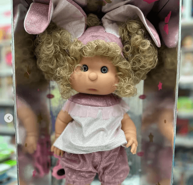 Кукла с кудряшками зайка ✨Размер: 38 см ✨Без запаха✨Винил высшего качества. ✨Полностью виниловая