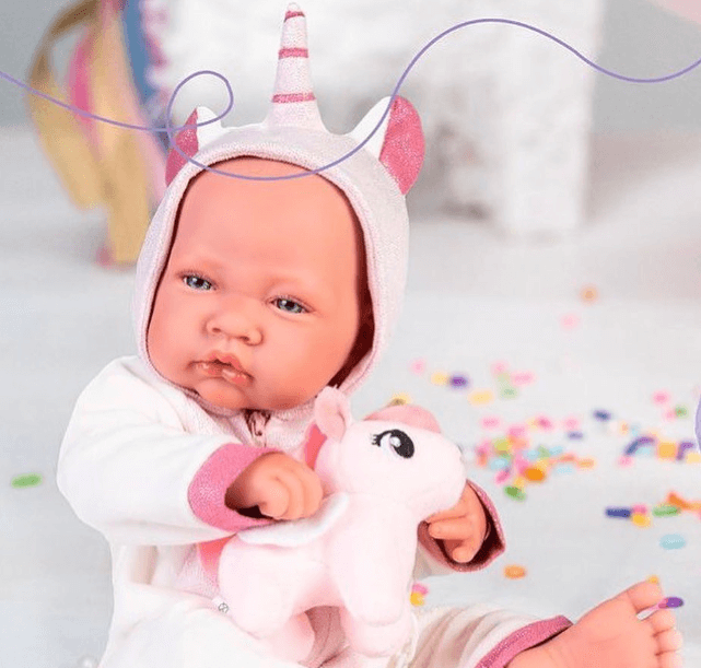 Пупс единорог Используется высококачественный винил с бархатистым покрытием Soft touch,