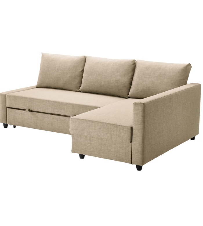 Угловой диван-кровать Фрихэттен цвет бежевый