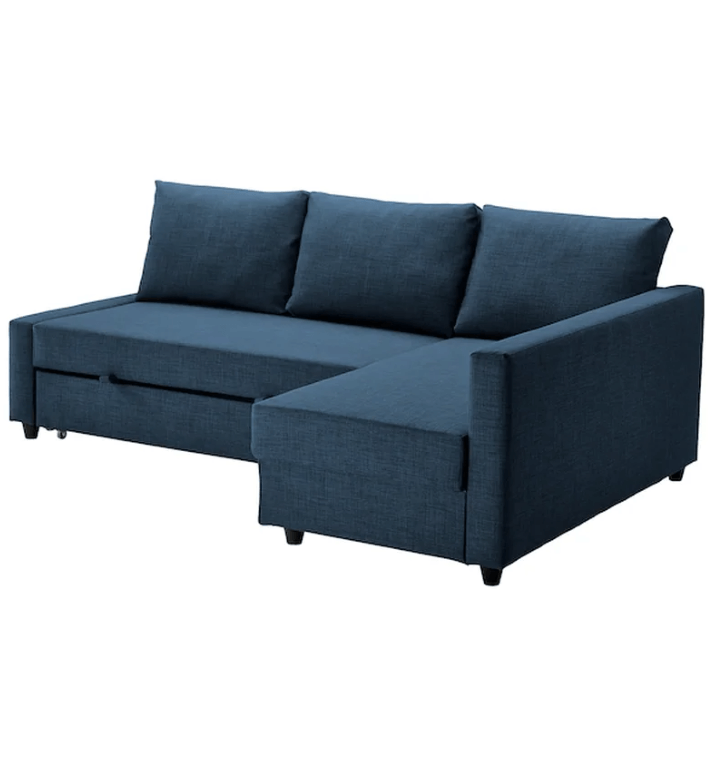 Угловой диван-кровать Фрихэттен цвет синий