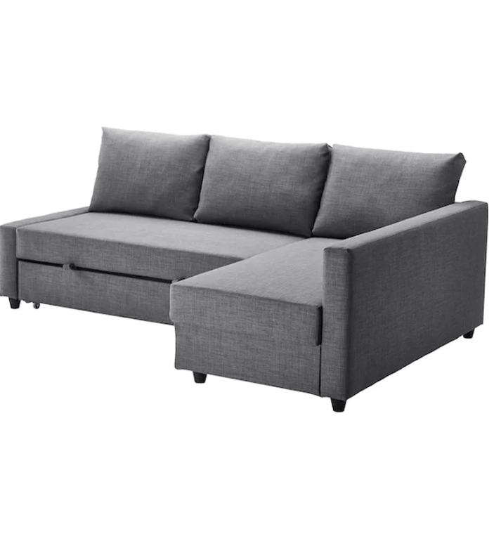 Угловой диван-кровать Фрихэттен цвет серый