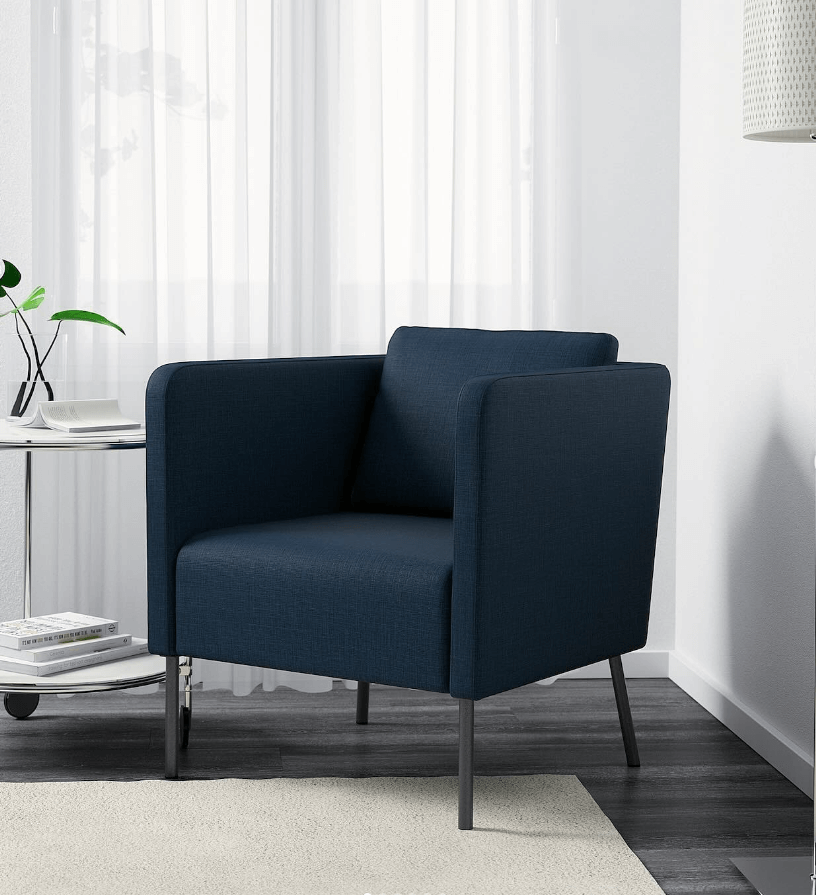 Кресло Экерё цвет темно-синий