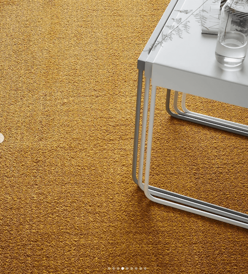 Ковер Лангстед с коротким ворсом цвет желтый