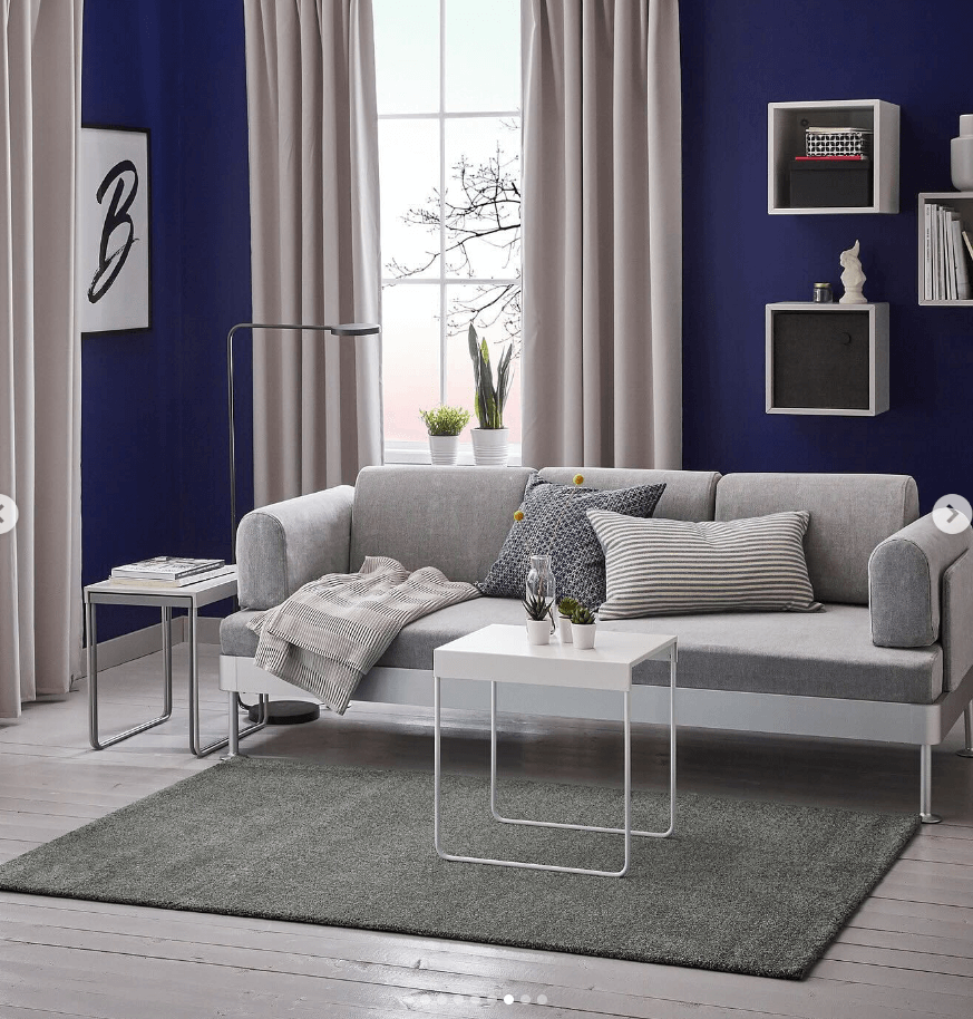 Ковер Лангстед с коротким ворсом цвет серый