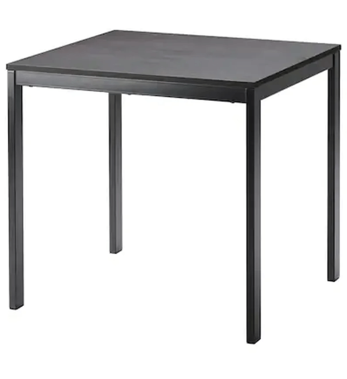 Раздвижной стол ВАНГСТА темно-коричневый 80/120x70 см