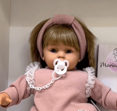 Озвученная малышка 63 см🔥 ❣️Вкусно пахнет ванилькой ❣️Тельце мягконабивное