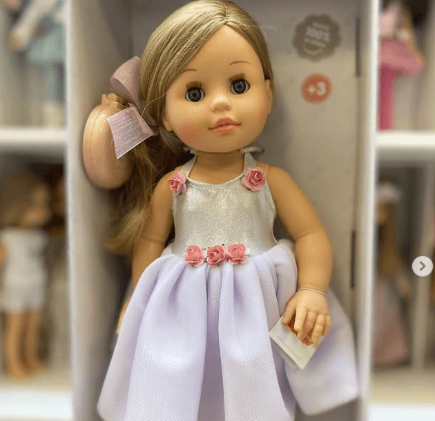 Кукла в милом платье образе 🍭Размер: 42 см 🍭Вкусно пахнет ванилькой
